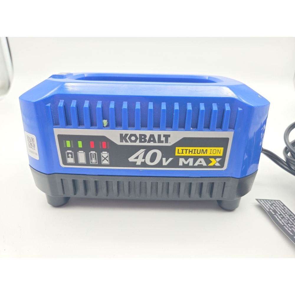 Kobalt 40V Max Model KRC 40-06 Lithium Ion Battery Charger Only - TESTED WORKS